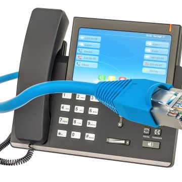 voip provider good phone blue cable 